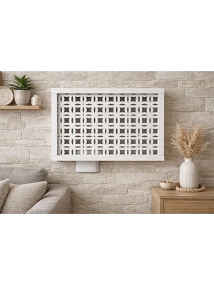 EyluX Shop Modern Dekoratif Duvara Asılabilir Sigorta ve Modem-Wifi Saklama Kutusu 25X35 cm Derinlik 10CM