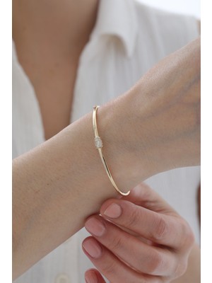 Yavuz Kuyumculuk 14 Ayar Altın Modern Baget Kelepçe