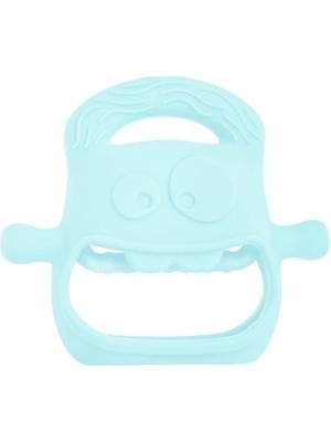 Shoplet Buğz Mavi Bebek Silikon Diş Kaşıyıcı