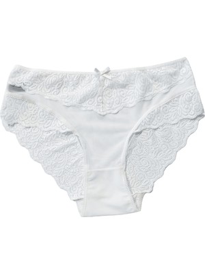 Linotti Bayan Yüksek Bel Büyük Beden Dantel Külot (Xl-2xl)