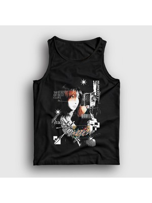 Presmono Unisex Siyah Huh Yunjin Different Le Sserafim Atlet