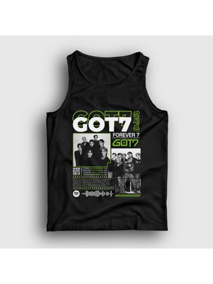 Presmono Unisex Siyah Forever Pop Got7 Atlet