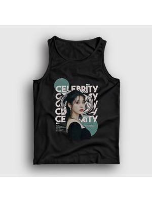 Presmono Unisex Siyah Celebrity Lee Ji Eun Iu Iu Atlet