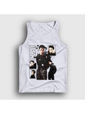 Presmono Unisex Beyaz Kai Kim Jong In Exo Atlet