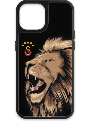 iPhone 15 Uyumlu Galatasaray Aslan Gibi Kükre Cam Lisanslı Telefon Kılıfı