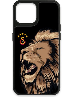 iPhone 14 Uyumlu Galatasaray Aslan Gibi Kükre Cam Lisanslı Telefon Kılıfı
