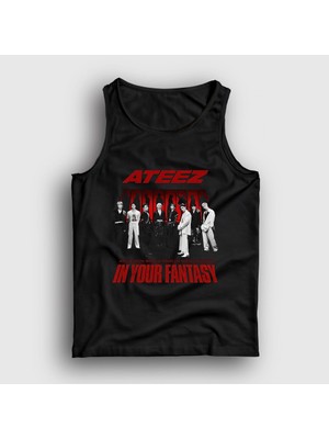Presmono Unisex Siyah In Your Fantasy K-Pop Ateez Atlet
