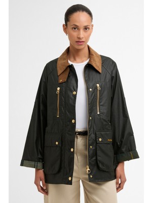 Barbour Argill Yağlı Ceket OL12 Fern/ancient