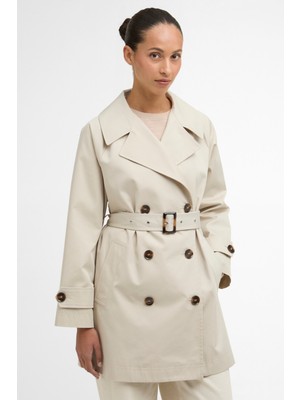 Barbour Adare Trench Showerproof Trençkot ST31 Mist/dress Navy Tartan