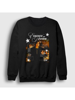 Presmono Unisex Siyah Essence Byun Baekhyun Baek Hyun Exo Sweatshirt