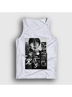 Presmono Unisex Beyaz Killin It Girl J-Hope Jung Hoseok Atlet