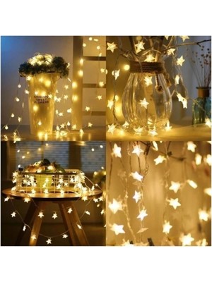 Shoplet Buğz 3 Metre Yıldız Şekilli LED Işık