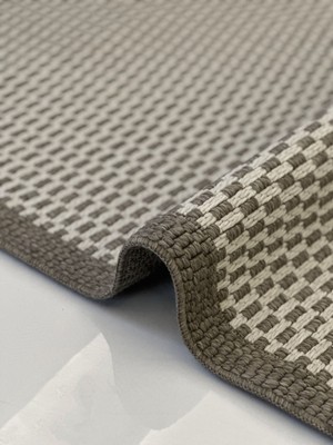 Woolen Halı Woolen Jüt Halı 8106 Kahve