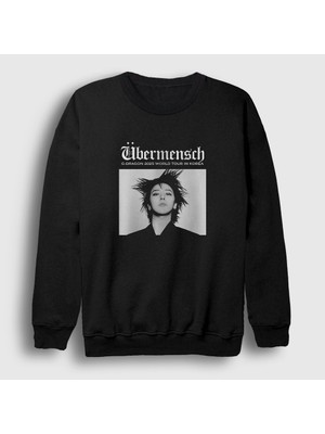 Presmono Unisex Siyah Ubermensch G-Dragon Sweatshirt