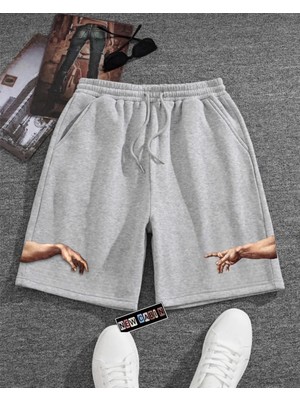 Risil-Nu Company Yeni Sezon Unisex Renkli Rahat Kesim Dijital Baskılı Yazlık Şort