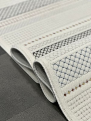 Woolen Halı Lavinia Moden Anti Alerjik Halı 8603 Multı