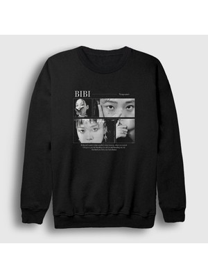 Presmono Unisex Siyah Vengeance Bibi Sweatshirt