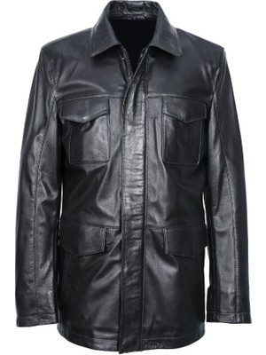 Sanalbolluk Erkek Deri Kaban Torba Cepli Yakalı Klasik Model