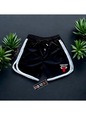 Risil-Nu Company Yeni Sezon Interlok Kumaş Yazlık Spor Şort Siyah