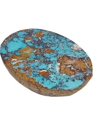 Hasyılmaz Doğal Iran Nişabur Firuze (Turkuaz) Taşı 44,10 Karat - 8,80 Gram T072