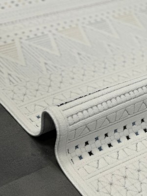 Woolen Halı Lavinia Moden Anti Alerjik Halı 8602 Multı