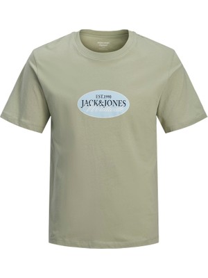 Jack & Jones Jack Jones Erkek Yazı Baskılı Tişört 12297891
