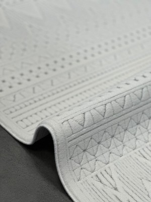 Woolen Halı Lavinia Moden Anti Alerjik Halı 8605 Krem