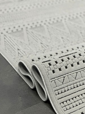 Woolen Halı Lavinia Moden Anti Alerjik Halı 8604 Antrasit