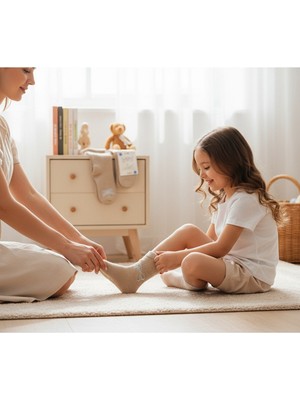Renk Yapı Rüyası Mevsimlik Taşlı Kız Çocuk Soket Çorap Kız Çocuk Patik Çorap