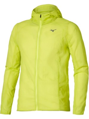 Mizuno Tech Light Hooded Jacket Erkek Yağmurluk Sarı
