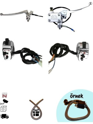 GMS Cg Fren Üst Merkez + Debriyaj Kol ve Kütüğü + Sağ Sol Kumanda Takımı (+Buji Kablo Kılıfı Hdiye )