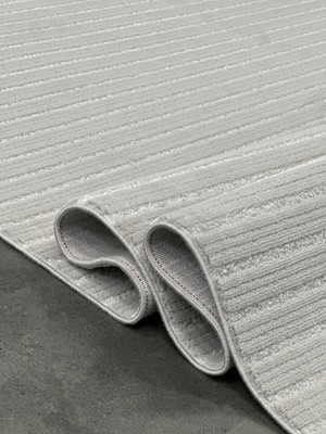 Woolen Halı Lavinia Moden Anti Alerjik Halı 8609 Gri