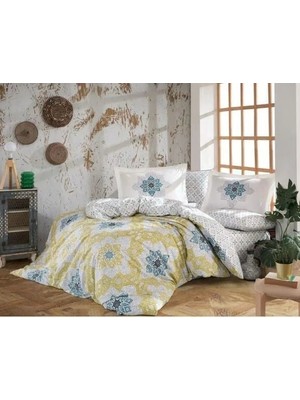 Shoplet Buğz Hobby Kingsize Poplin Nevresim Amanda Sarı