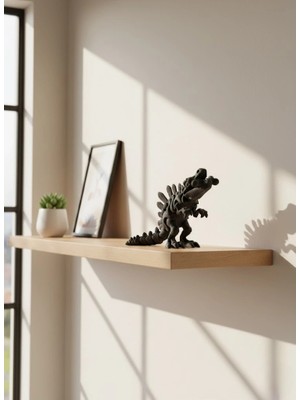 Shoplet Buğz Hareketli Dinazor Figürü Dekoratif Oyuncak – Siyah Tasarım