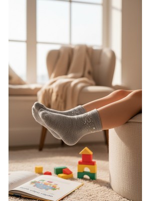 Renk Yapı Rüyası Mevsimlik Taşlı Kız Çocuk Soket Çorap Kız Çocuk Patik Çorap