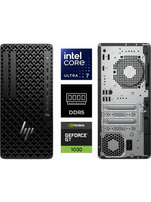 Hp Ws Z1 G1I Ultra 7 265 B34JSES-K0156 64GB 1tb+1tb Gt 1030 2gb W11PRO Masaüstü Iş Istasyonu
