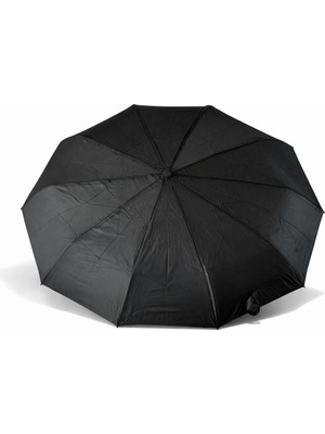 Basepoint Siyah Fiber Telli Tam Otomatik Rahat Saplı Şemsiye