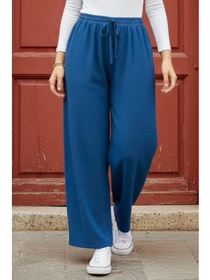 İmaj Butik Indigo Bol Paça Ayrobin Pantolon