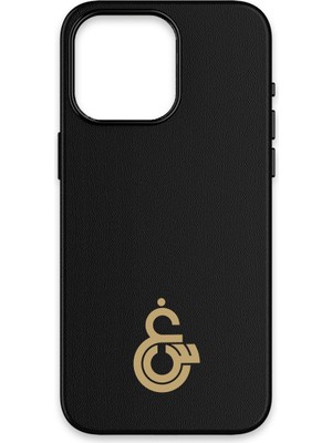 iPhone 15 Pro Uyumlu Galatasaray Gayin-Sin Arma Deri Magsafe Lisanslı Telefon Kılıfı