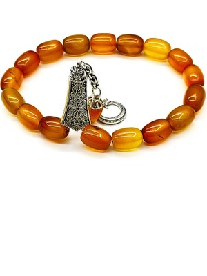 Tesbih Pasajı  Kapsül Kesim Efe Maskot Akik Taşı Tesbih