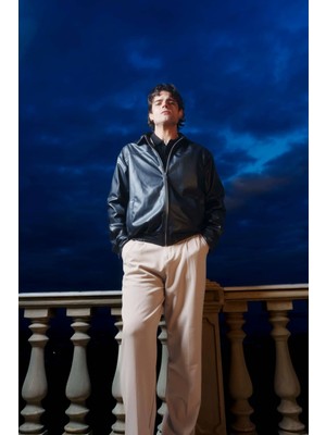 Erkek Suni Deri Ceket