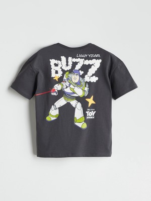 Lc Waikiki Yeni Sezon Bisiklet Yaka Toy Story Baskılı Erkek Çocuk Tişört