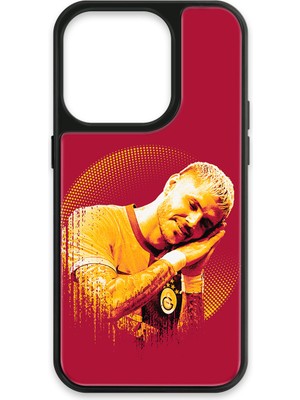 iPhone 15 Pro Uyumlu Galatasaray Mauro Icardi Uyku Cam Lisanslı Telefon Kılıfı