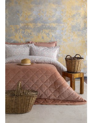 Apricitas Home Miracle Blush My Touch Çift Kişilik %100 Pamuk Dört Mevsim Set