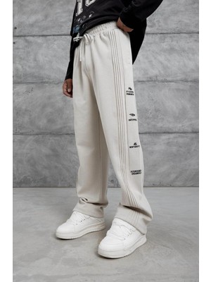 Yazılı Baggy Kalıp Eşofman Altı