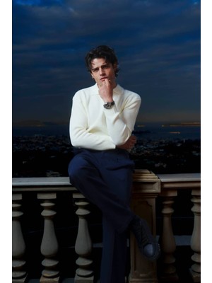 Erkek Basic Polo Yaka Triko Kazak