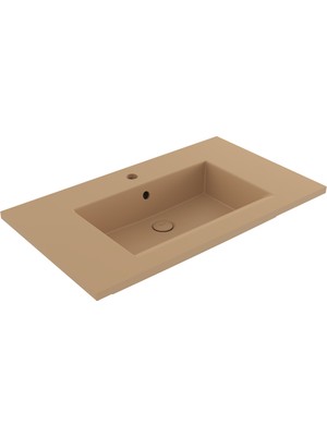 Bocchı Bocchi Milano Etajerli Lavabo 80 cm Mat Kaşmir - 1113-011-0126