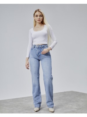 Bejna Kadın Straight Fit Jean
