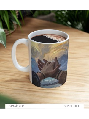 Giz Hanım 14 Şubat Sonsuz Aşk Tasarımlı Porselen Kupa Bardak 325 ml – Sevgiliye Romantik Hediye