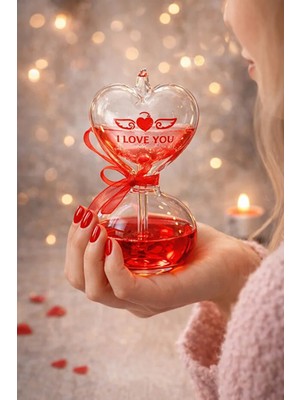 Direkstoktan 14 Şubat Sevgililer Günü Hediyesi Kalpli Aşk Ölçer - El Isısıyla Aşkölçer